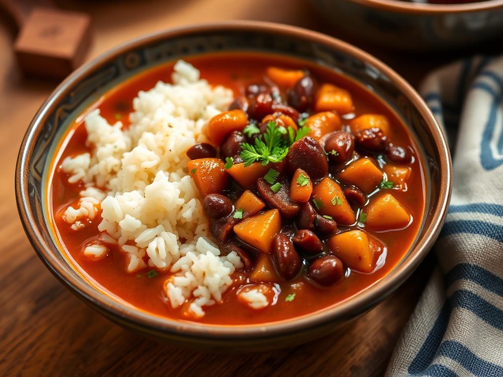 Caribbean Black-Eye Bean Stew